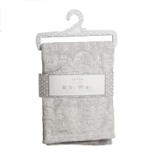 FBP301-G: Grey Alphabet Embossed Wrap